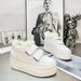 Fleece-Lined Velcro Sneakers Genuine Leather Height-Increasing Women's 8Cm Thick Sole Platform White Furry Shoes_vogvips.com