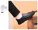 Men's Shoes Soft-sided Leather Beanie Shoes Lazy Rubber Soles Men's Casual Leather Shoes_vogvips.com