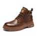 European Warm Series Martin 2025 New Trendy Autumn British Style Work Short Men's Casual Leather Boots_vogvips.com