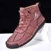 Men's And Women's Leather Shoes High-Top Handmade Martin Boots Retro Spring And Summer Casual Ankle Boots Size 36-48_vogvips.com