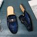Fahion Men Mule Big Size 38-48 Summer Slipper Slip On Lazy Breathable Men Loafer Indoor Slide Leiure Shoe_vogvips.com