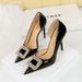 638-K32 European And American Style Party High-heeled Shoes, Thin Heel, Patent Leather, Shallow Cut, Pointed Toe, Side_vogvips.com