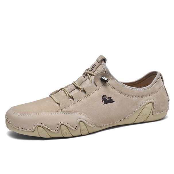 First Layer Leather Men's Shoes Low-top Casual Shoes Martin Shoes Men's Octopus Large Size Shoes_vogvips.com