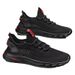 Euro Step Summer Mesh Hollow Breathable Men's Casual Sports Elastic Band Slip-On Low-Top Elderly Walking Shoes_vogvips.com