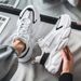 Men's Breathable Mesh Sneakers Casual Running Shoes With Thick Sole For Comfort And Style Height Increase Wear Resistant White Dad Fashion Shoes_vogvips.com