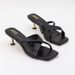 Women's Shoes Summer New Square Toe Low Heel Sexy Sandals For Wear Outside, Versatile Fashion Stiletto Heel Plus Size Black Slippers_vogvips.com
