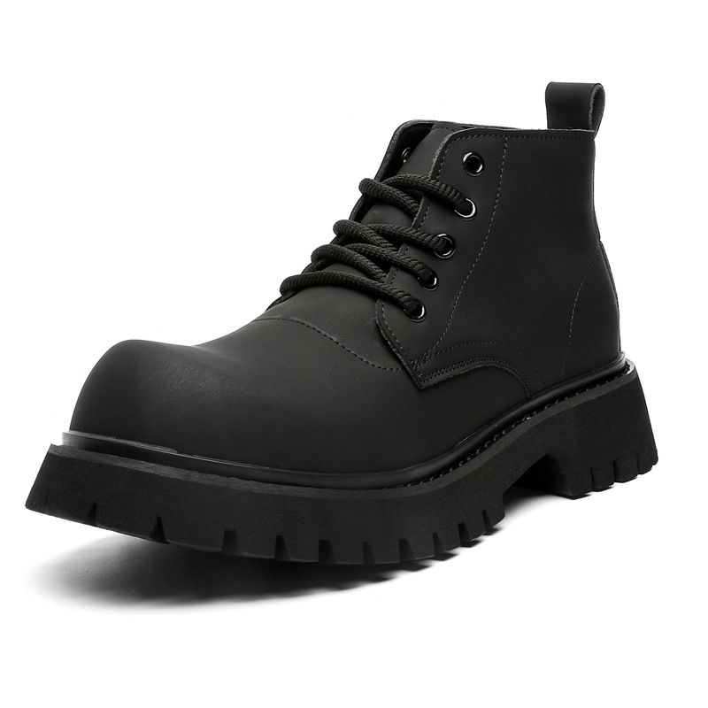 Retro Martin Boots Thick-soled Heightening Tooling Boots Casual Men's Boots_vogvips.com
