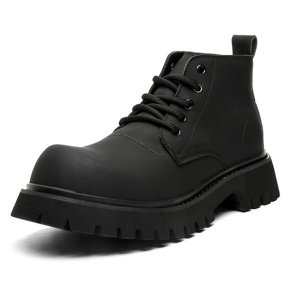 Retro Martin Boots Thick-soled Heightening Tooling Boots Casual Men's Boots_vogvips.com