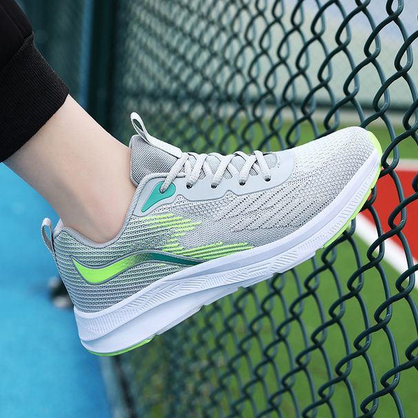 Euro Step Men's Sports 2025 Summer New Lightweight Shock-Absorbing Mesh Casual Breathable Running Shoes For Men_vogvips.com