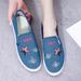 Old Beijing For Women's Leisure One Step Lazy Thickened Soft Sole Denim Cloth Board Fashionable And Breathable Hiking_vogvips.com
