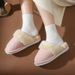New In Autumn And Winter! Fleece Warm Cotton Mop Thick-bottomed Plush Male And Female Couples Warm Cotton Slippers For Indoor And Outdoor Use_vogvips.com