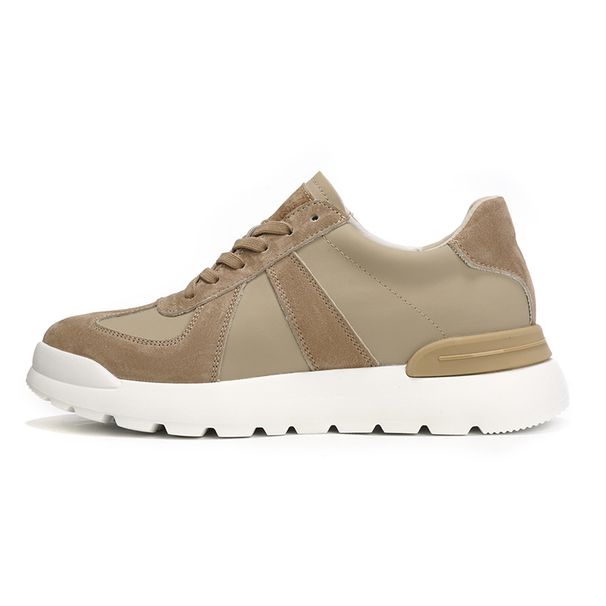 Height-increasing Shoes Men's Casual Board Shoes Little White Shoes Breathable Lace-up Round Head Sports Casual Men's Shoes_vogvips.com