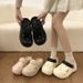 Women's Shoes Summer Korean Style Star Studded Women's Clogs Platform Height Increasing Fashionable Slip-On Closed Toe Sandals_vogvips.com