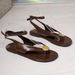 Flat Retro For Women 2026 Summer New Style Cross-Border Foreign Trade Metal Buckle Flip-Flop Sandals_vogvips.com