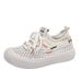 Summer And Autumn New Korean-style Ins White Sneakers For Female Students, Mesh Breathable Lightweight Casual Shoes_vogvips.com