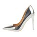 Cross-Border Fashion Pointed Toe Spring And Autumn New Silver High Heels Stiletto Versatile Professional Single Shoes_vogvips.com