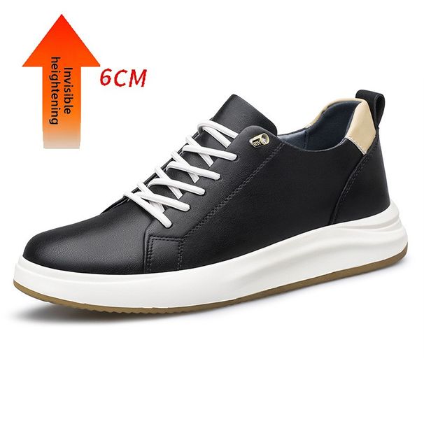 Invisible Heightening Shoes Men's British Sports Shoes Inner Heightening Men's Shoes Casual Board Shoes Casual Single Shoes_vogvips.com