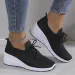 Spring Breathable Wedge Sneakers Women Mesh Knit Platform Sports Woman Casual Non Slip Lace Up Tennis Shoes Ladies_vogvips.com
