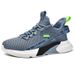 Men's Large Size Sports Casual Shoes Breathable Fly Woven Mesh Summer Trendy Light Bottom Running Cross Border_vogvips.com