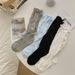 Ballet Style Bow Jk Lolita Socks Women's Over The Knee White Calf Socks Pure Desire Pile Socks Summer Boneless Socks_vogvips.com