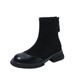 Elastic Martin For Women, Thick Sole, Height Increasing, 2025 Autumn Winter New Style, Internet Celebrity, Petite_vogvips.com