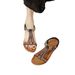 Direct Wholesale From The Manufacturer: 2026 Summer New Women's Flat Sandals, Fashionable Versatile, Bohemian Style,_vogvips.com