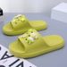 Women's Summer New Style DIY Outdoor Slip-on Sandals, Simple Perforated Slippers Home And Bathroom, Non-slip,_vogvips.com