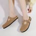Women's Shoes Summer New Retro Shoes Women's Soft Sole Genuine Leather Closed Toe Slippers Versatile Outdoor Sandals_vogvips.com
