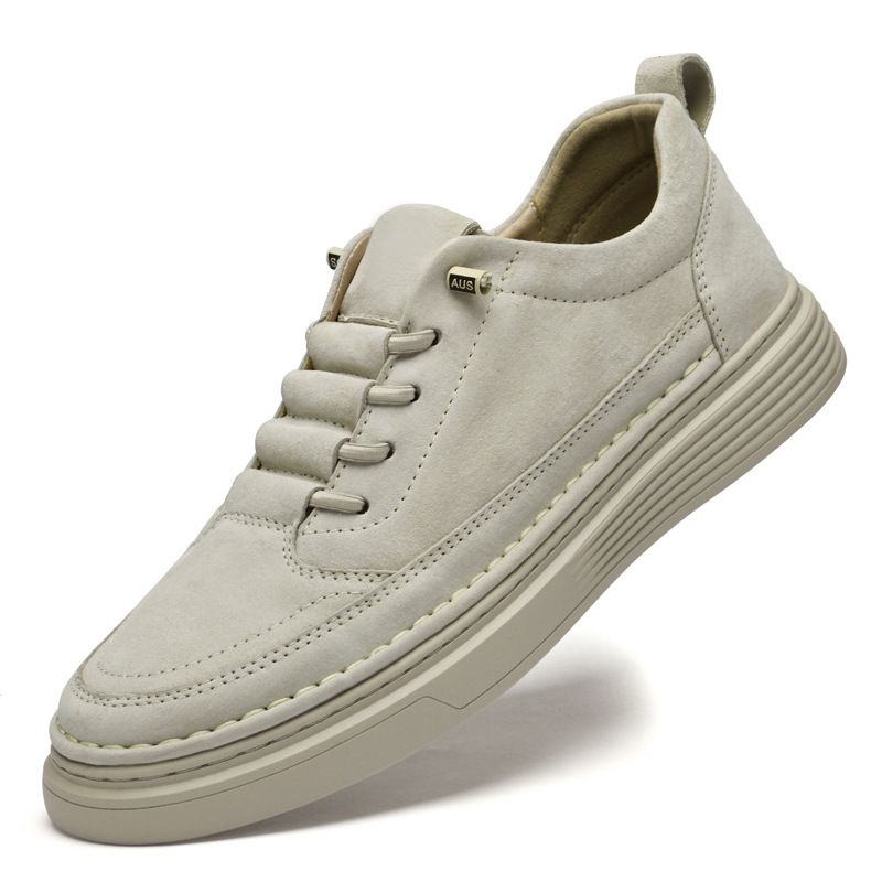 Men's Shoes Matte Suede Tooling Shoes British Style Retro Breathable Sports Shoes Large Size Casual Board Shoes Men_vogvips.com