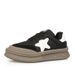 De Xun Women's New Spring And Autumn Season Thick Soled White Casual Sports Board Trendy Forrest Gump Shoes_vogvips.com
