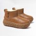 2025 New Thick-Soled Short Tube Fleece-Lined Northeastern Cotton Non-Slip Snow Boots For Women Internet Celebrity_vogvips.com