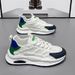 Summer New Breathable Mesh White Men's Versatile Thick Soled Sports Casual Dad Trendy Shoes_vogvips.com