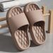 Smile Pop House Shower Bathroom Shoes EVA Beach Slides Fashion Soft Cloud Slippers Summer Men Antiskid Sandals_vogvips.com