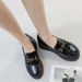 Genuine Leather White Sneakers For Women, Thick Sole Height Increasing Board Shoes, Korean Style Sports Casual Shoes, Trendy 2025 Spring New Versatile Shoes_vogvips.com