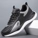 New Leather Sneakers Breathable Mesh Lightweight Thick Sole NNew-Slip Casual Men's New Shoes_vogvips.com