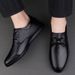Men's Casual Leather Shoes Large Size Small Leather Shoes_vogvips.com