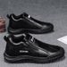 Men's Shoes New Style Sports Casual Leather Shoes Lazy One Step Wear Resistant Labor Protection Fashion Shoes_vogvips.com