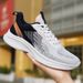Spring Sports Men's Large New Mesh Breathable Lightweight And Comfortable Shock Absorbed Running Shoes_vogvips.com