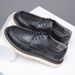 Large Men's Shoes 45 46 Size Autumn/Winter Retro Style Work Shoes Men's Outdoor Casual Leather Shoes Men Leather Origina_vogvips.com