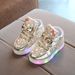 Kids' Light-Up Sneakers With Velcro Closure - Breathable PU Upper & Soft Sole For Boys And Girls - Glow In The Dark Casual Shoes For Day & Night Wear_vogvips.com