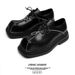 Buffny Men's Chunky Sole Square Toe Zip-Up Leather Shoes - Punk Gothic Business Casual Shoes For Men_vogvips.com