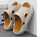 2025 New Men's Summer Slippers With A Sense Of Stepping On Poop, Lightweight And Soft Bottom, Anti Slip, Casual Size 46_vogvips.com