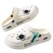 2025 Summer Thick Bottom Non Slip And Odorous Foot Beach Women's Slippers Men's Cave Shoes Outerwear Korean Edition_vogvips.com
