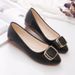 Women's Flat Shoes With Cowhide Sole, 2026 Spring/summer New Style, Casual Shallow-cut Versatile Non-slip Soft Leather_vogvips.com