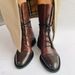 New SHENGY Patent Leather British Style Flat Boots Black Pointed Toe Boots Handsome Motorcycle Boots Women's Boots_vogvips.com