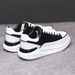 Men's Trendy Sports Casual Sneakers 2025 Spring New Style Height Increasing Thick Soled Soft White Shoes for Students Couples_vogvips.com