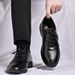 TerraStride Business Formal Suit Leather For Men Spring Groomsmen Wedding Bridegroom Casual Work Soft Sole Black Men's Shoes_vogvips.com