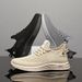 Summer Casual Flyknit Mesh Hollow Breathable Running Sports Men's Driving Shoes Cross-border_vogvips.com