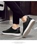 Board Shoes Inner Height Increase Cowhide Breathable Leather Sot Sole One Pedal Casual Shoes_vogvips.com