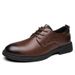 Regal Footwear Large Size 48 Business Casual Leather For Men Thick Sole Youth Professional Work Suit All Seasons Cowhide Men's Shoes_vogvips.com
